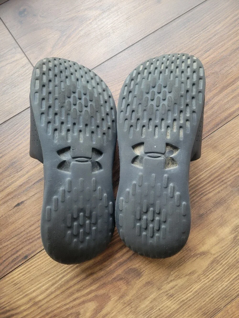 Under Armour Black Playmaker Fix Slides Size 11